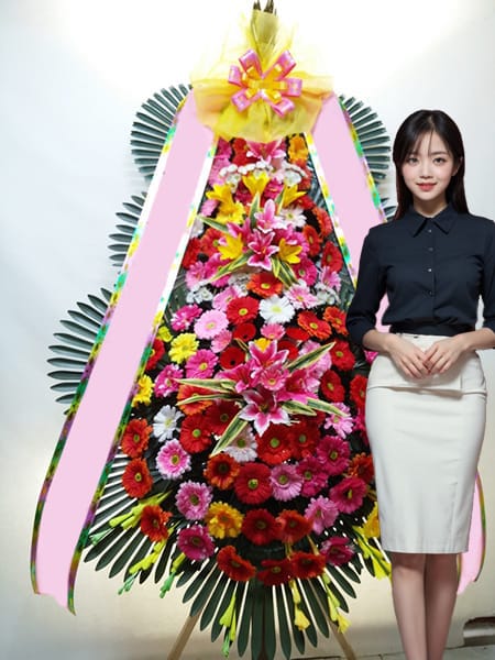 마리나파크웨딩홀 3단화환 고급형